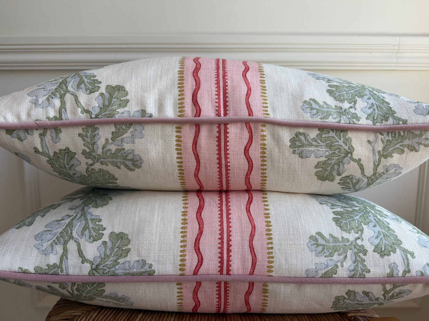 Linwood Hester Velvet Piped Cushion