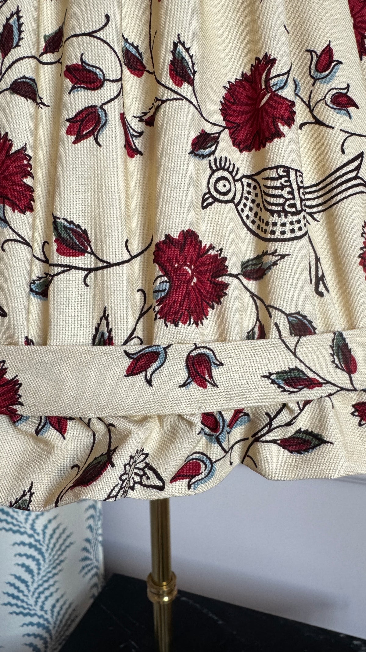 12” Bengali Gathered Lampshade