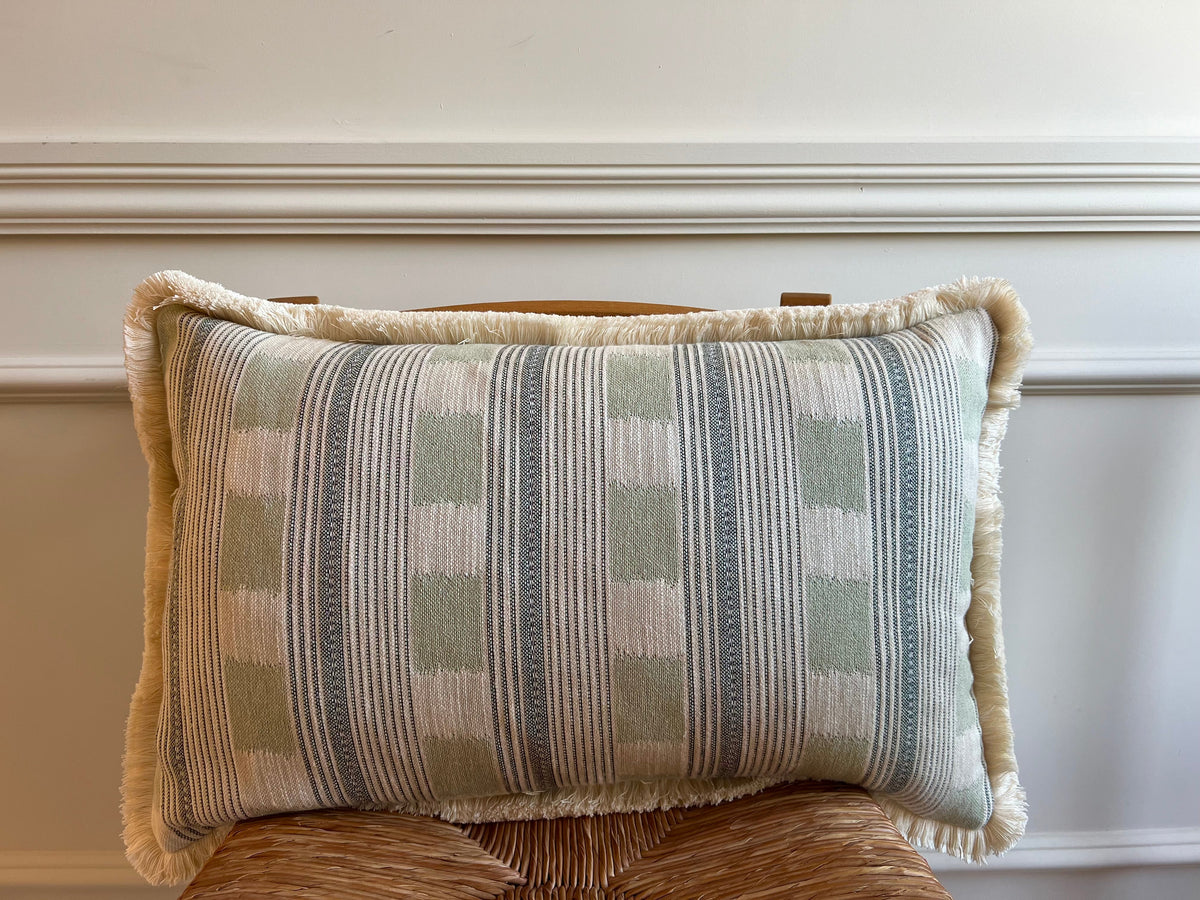 Lost & Found Fringed Lumbar Cushion
