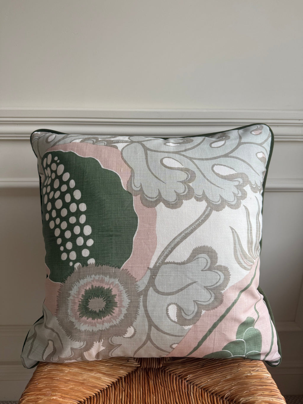 Christopher Farr Carnival Olive Cushion