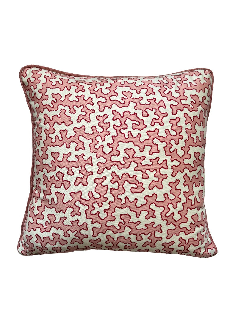 Sibyl Colefax Pink Squiggle Cushion