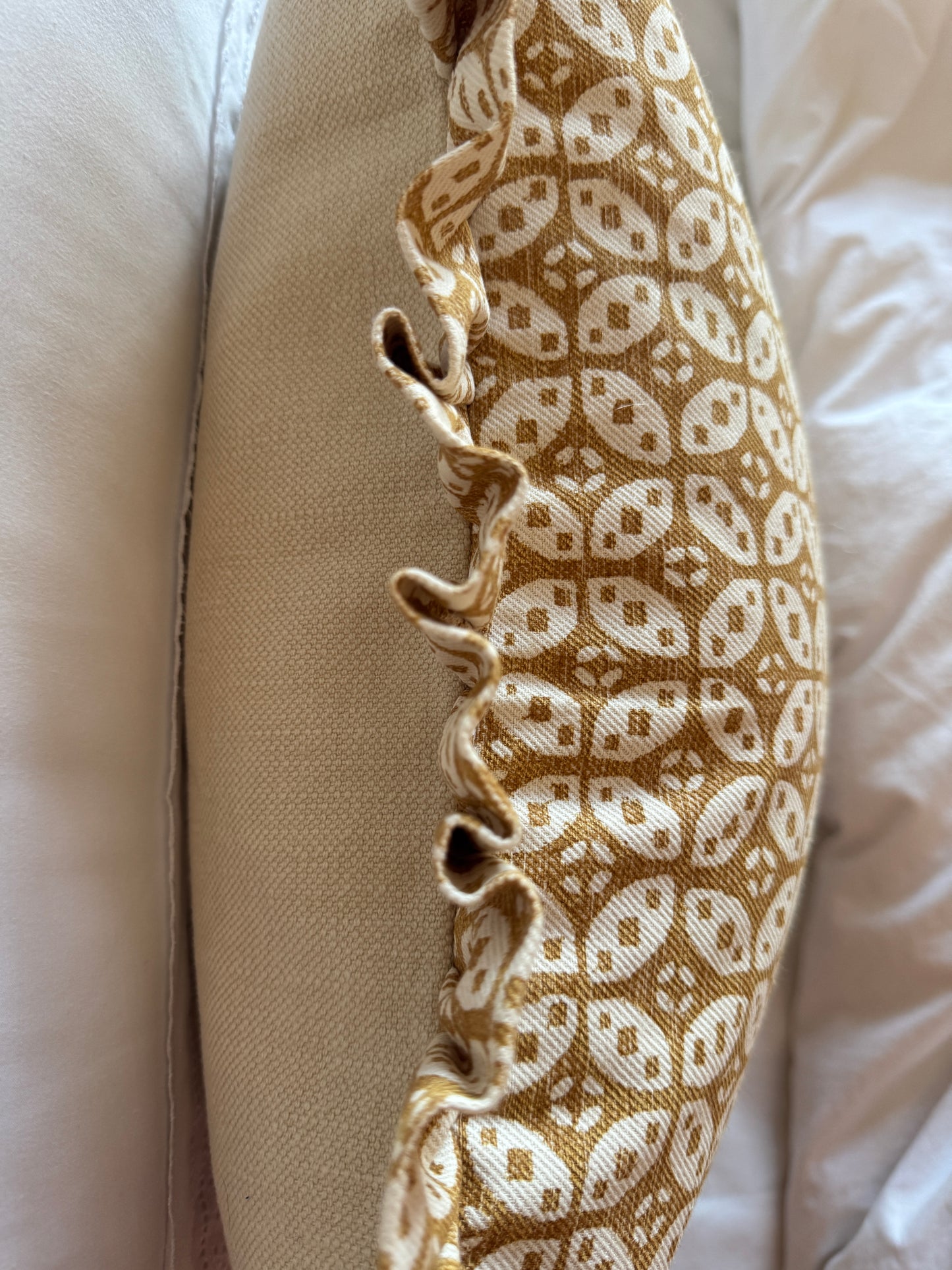 Fermoie Hamble Ruffled Cushion