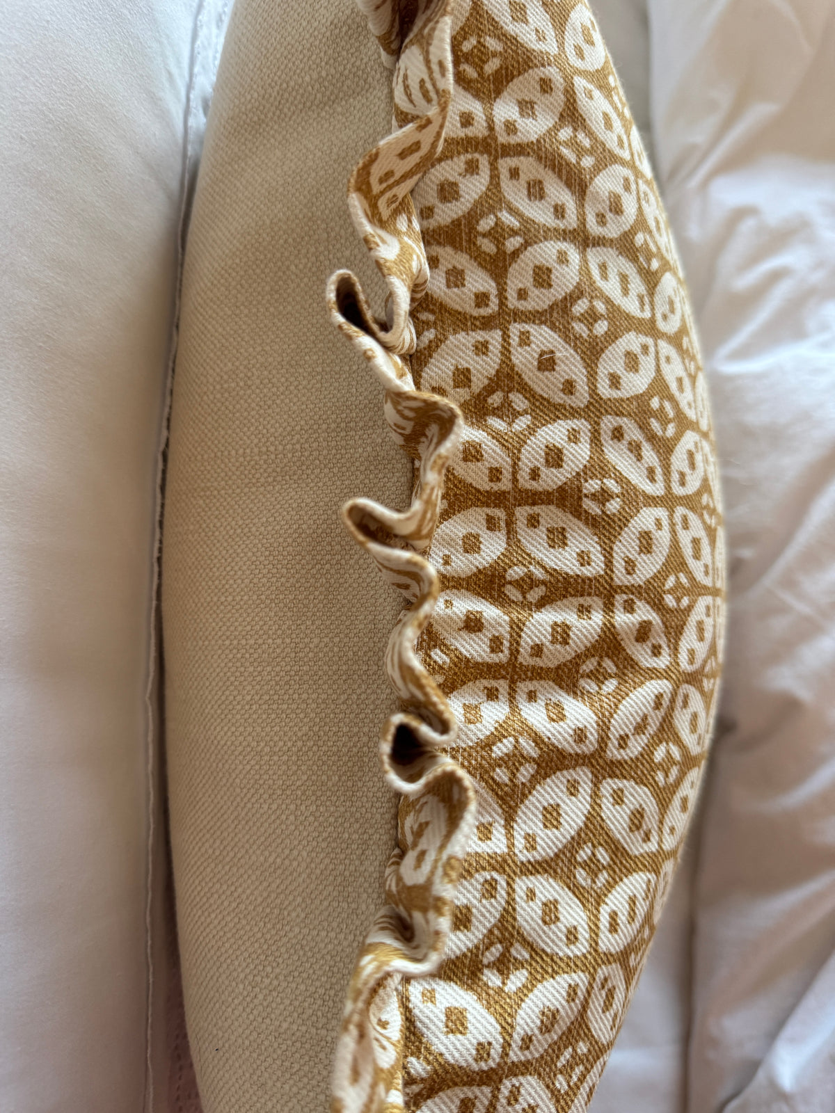 Fermoie Hamble Ruffled Cushion