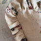 Penny Morrison Vine Flowers Ruffled Cushion