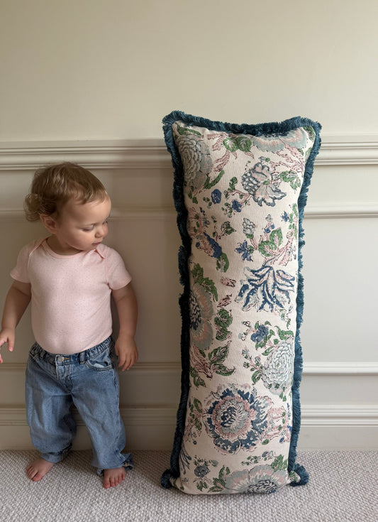 ‘Bigger Than the Baby’ Sarah Vanrenen Dahlia Cushion