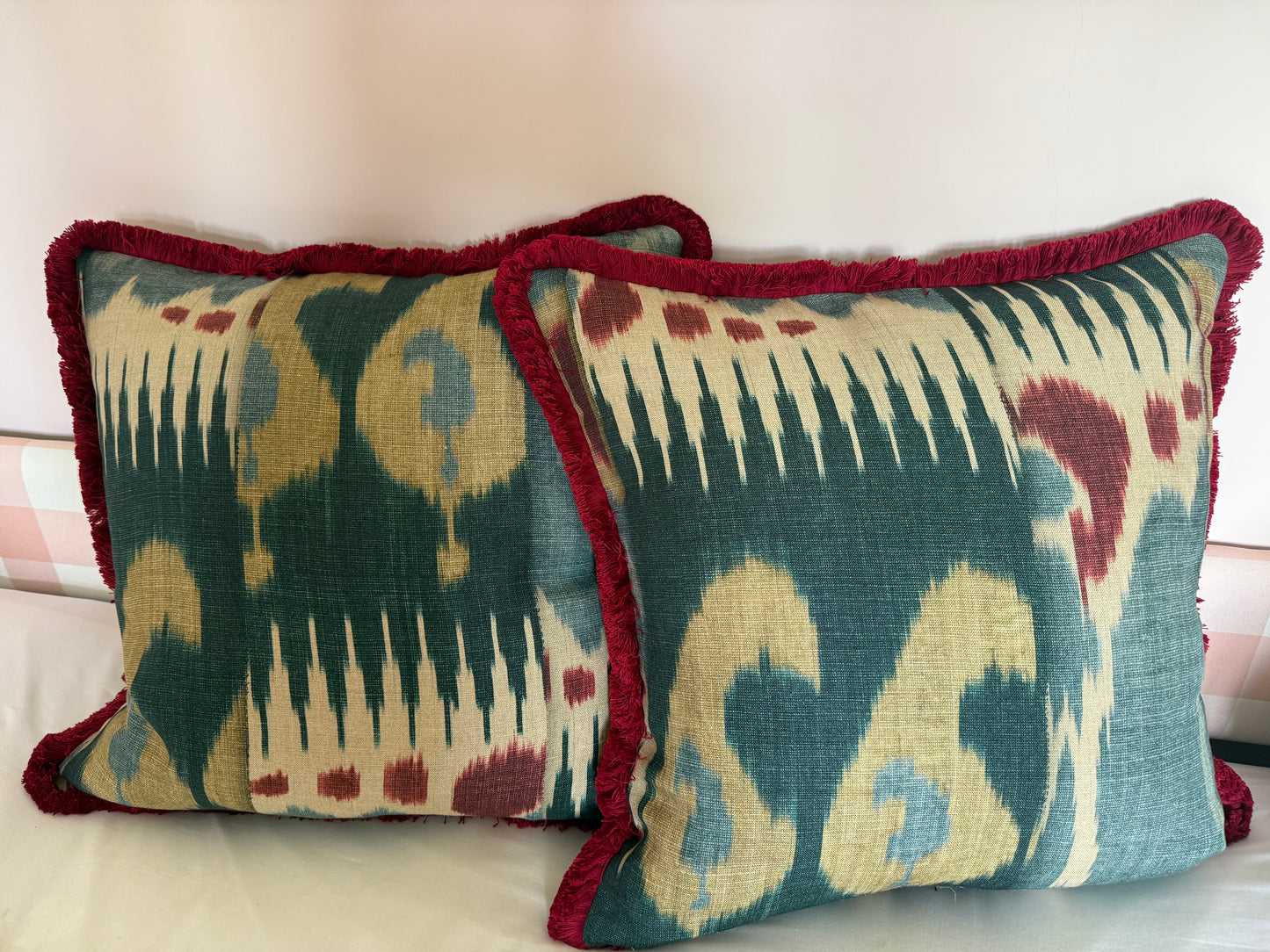 Lewis & Wood Kimono Fringed Cushion