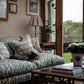 Pale Blue Lost & Found Fringed Cushion