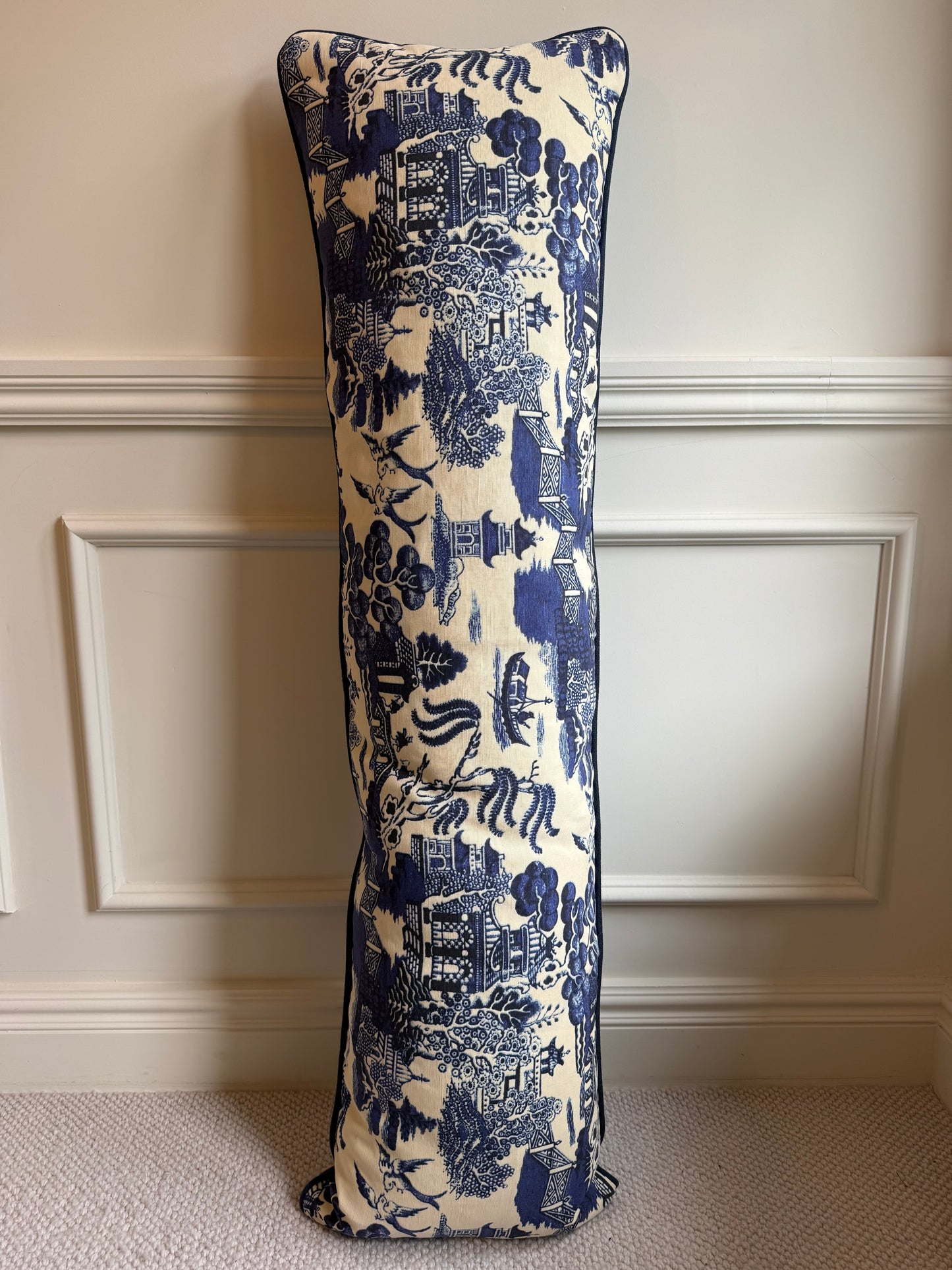 ‘Bigger Than the Baby’ Beata Heuman Willow Cushion