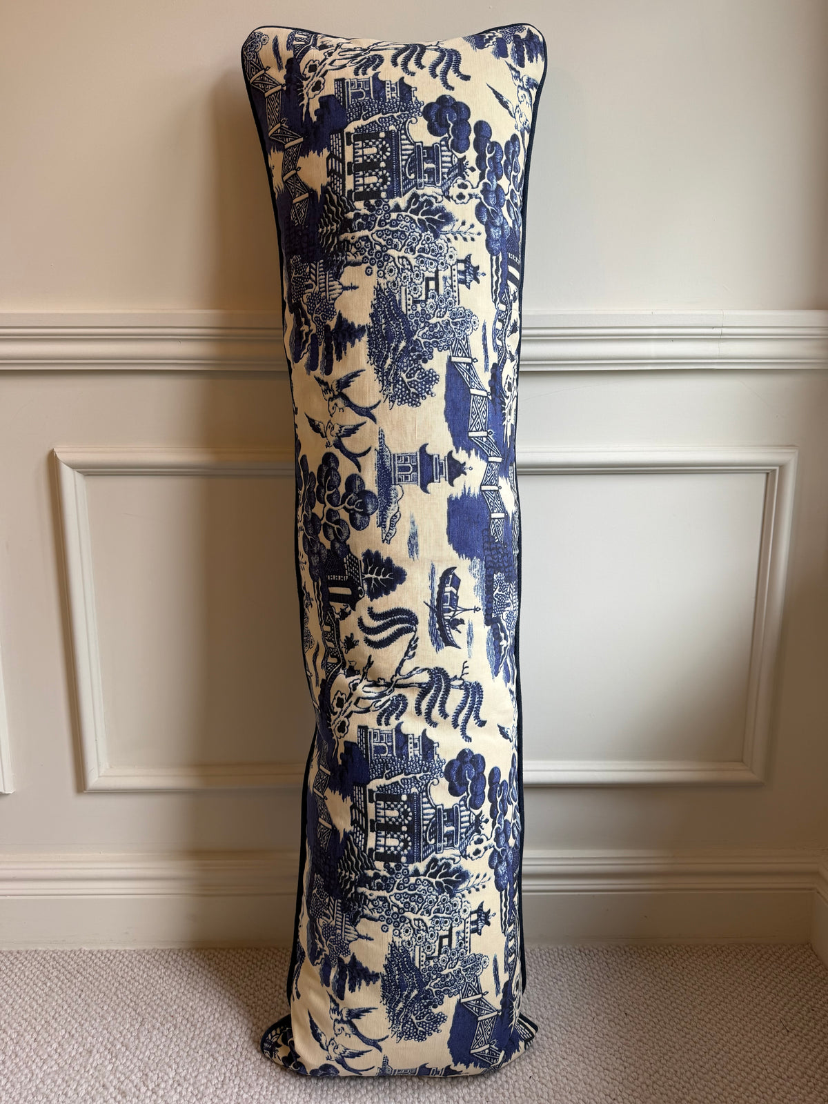 ‘Bigger Than the Baby’ Beata Heuman Willow Cushion