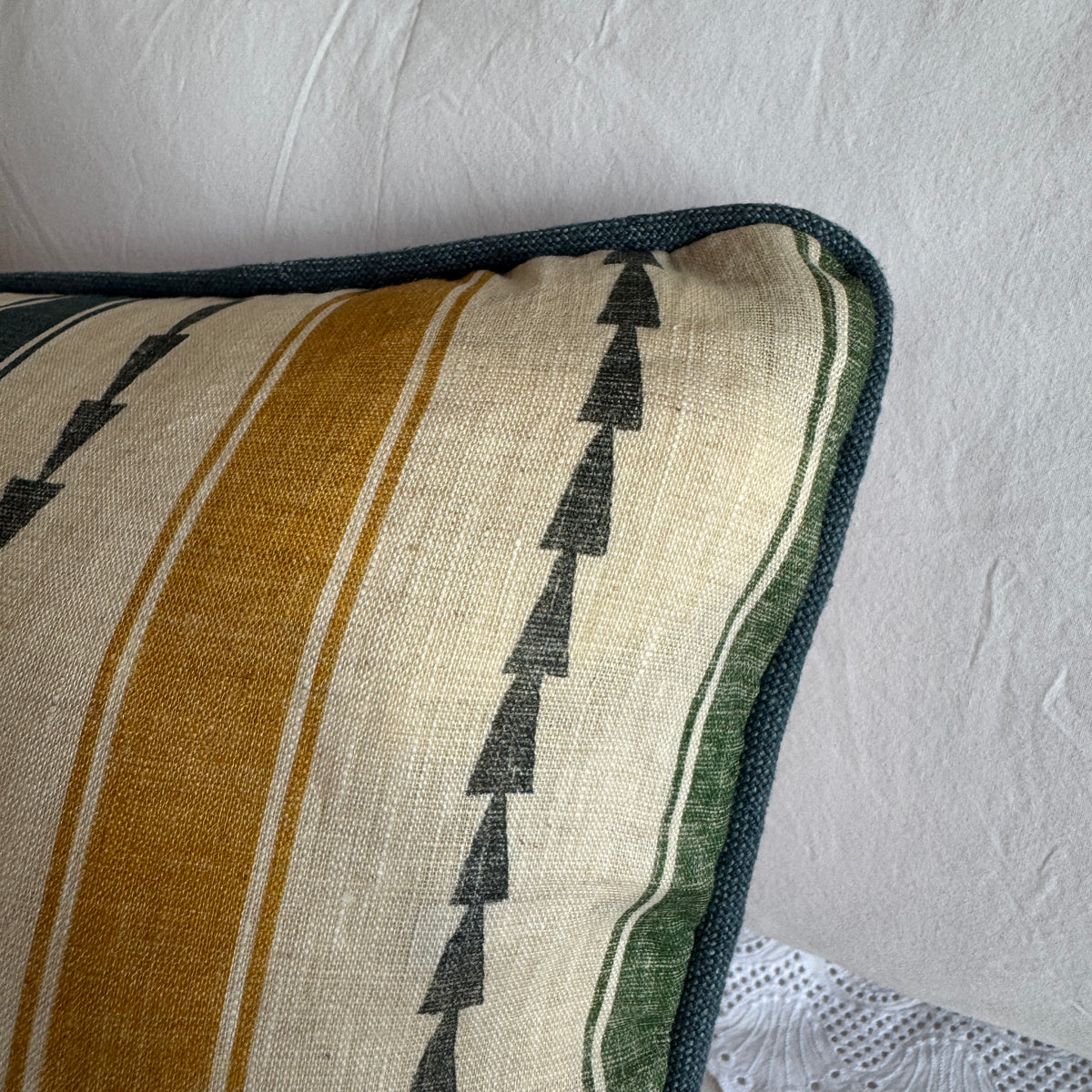 ‘Bigger Than the Baby’ Farao Stripe Cushion
