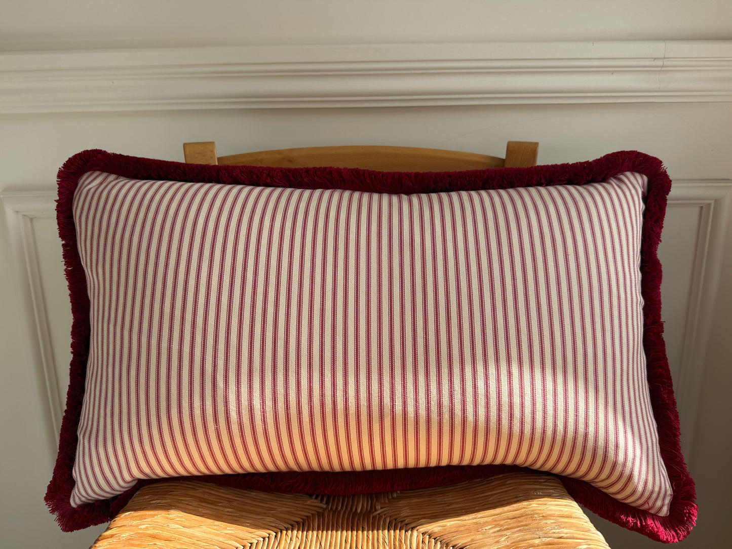 Bespoke Scrolling Fern Cushion