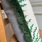 Scrolling Fern Fringed Cushion