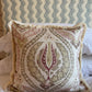 Lewis & Wood Benaki Cocoa Rose Cushion