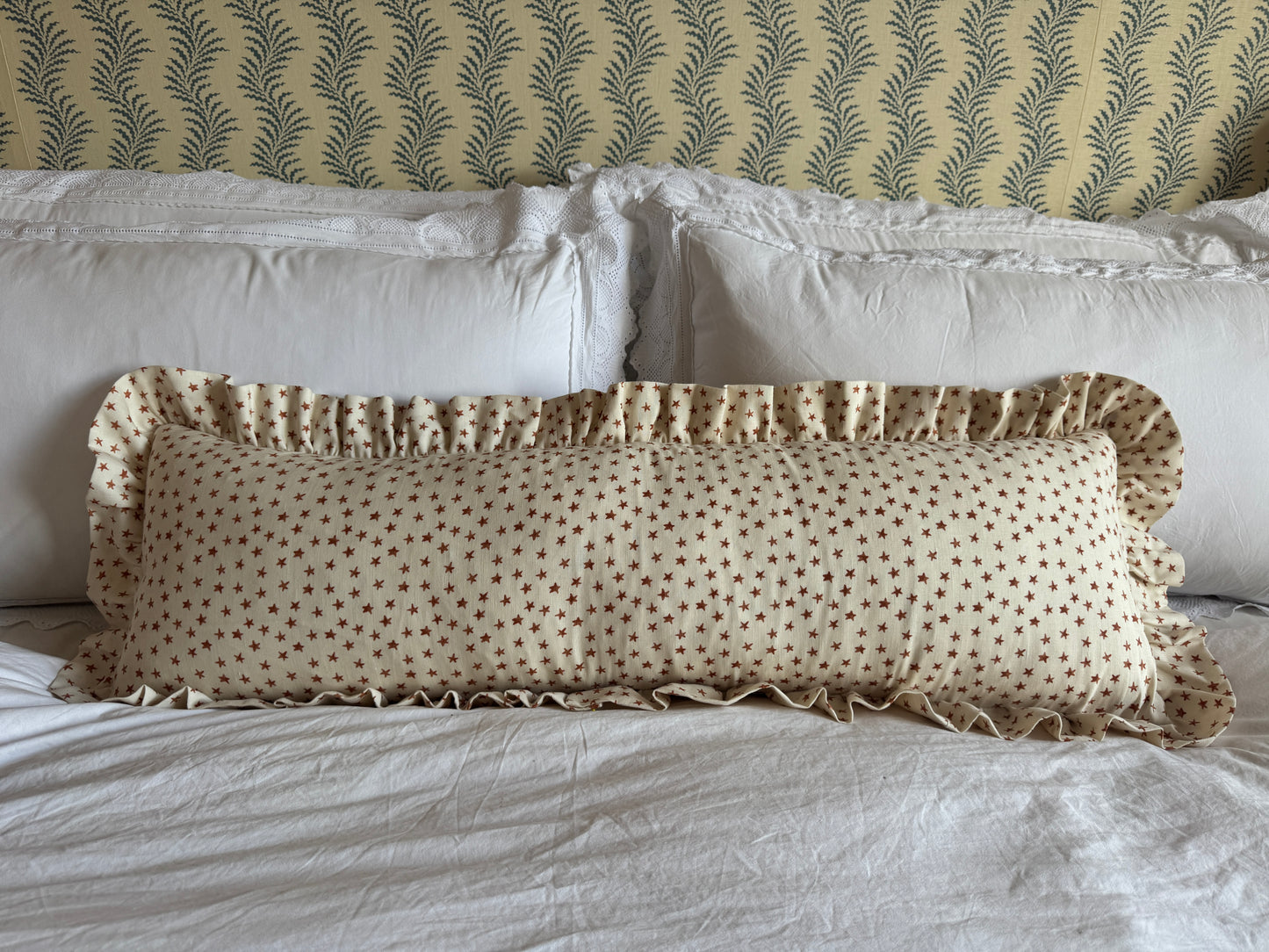 ‘Bigger Than the Baby’ Chelsea Textiles Stars Cushion