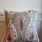 GP & J Baker Ikat Bokhara Neutral Cushion
