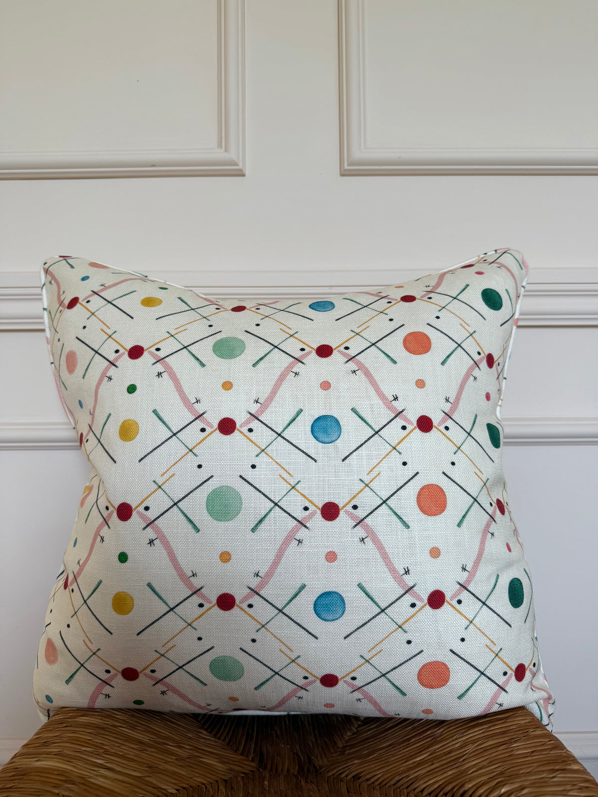 Ottoline Improvisation 1pink cushion 