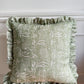 GP & J Baker Pomegranate Ruffled Cushion