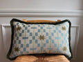 Afua Olive Fringed Cushion