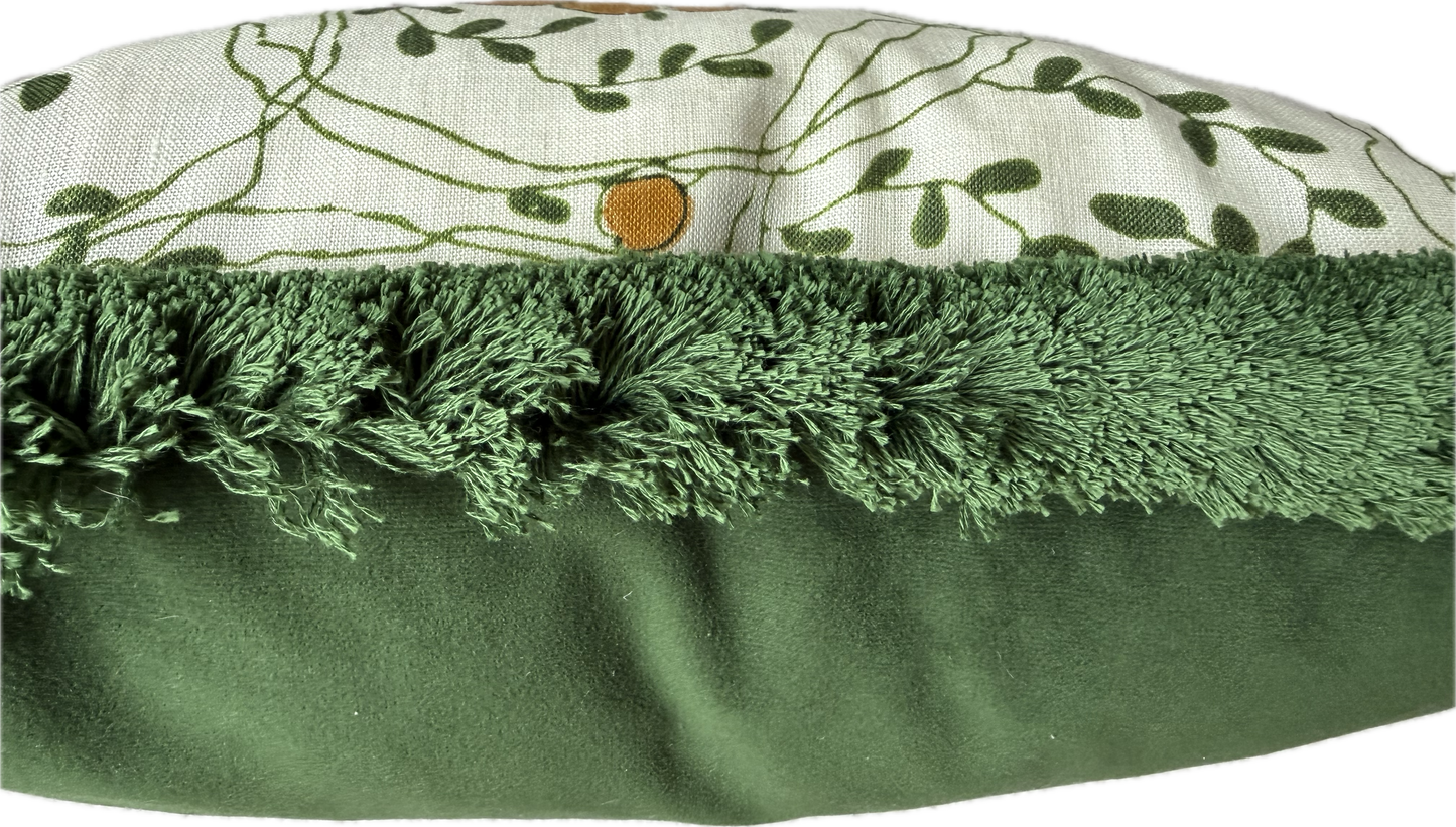Sevilla Verde Ochre Cushion