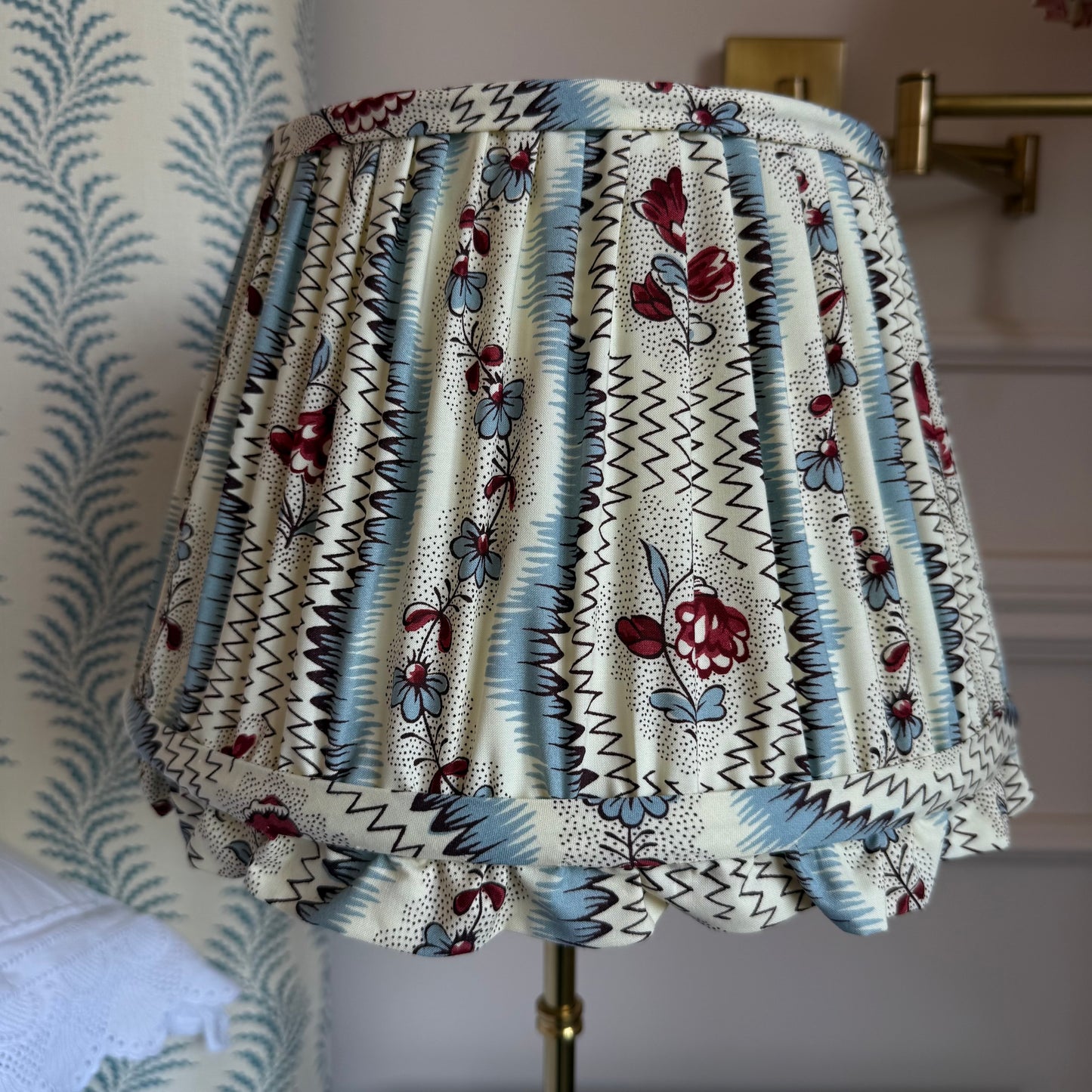 12” Greuze Gathered Lampshade