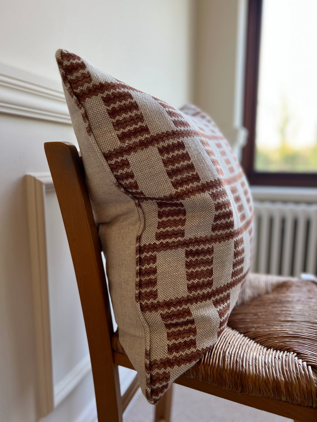 Fermoie Rust Cove Piped Cushion