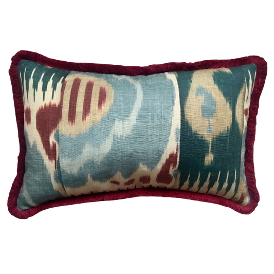 Lewis & Wood Kimono Fringed Lumbar Cushion