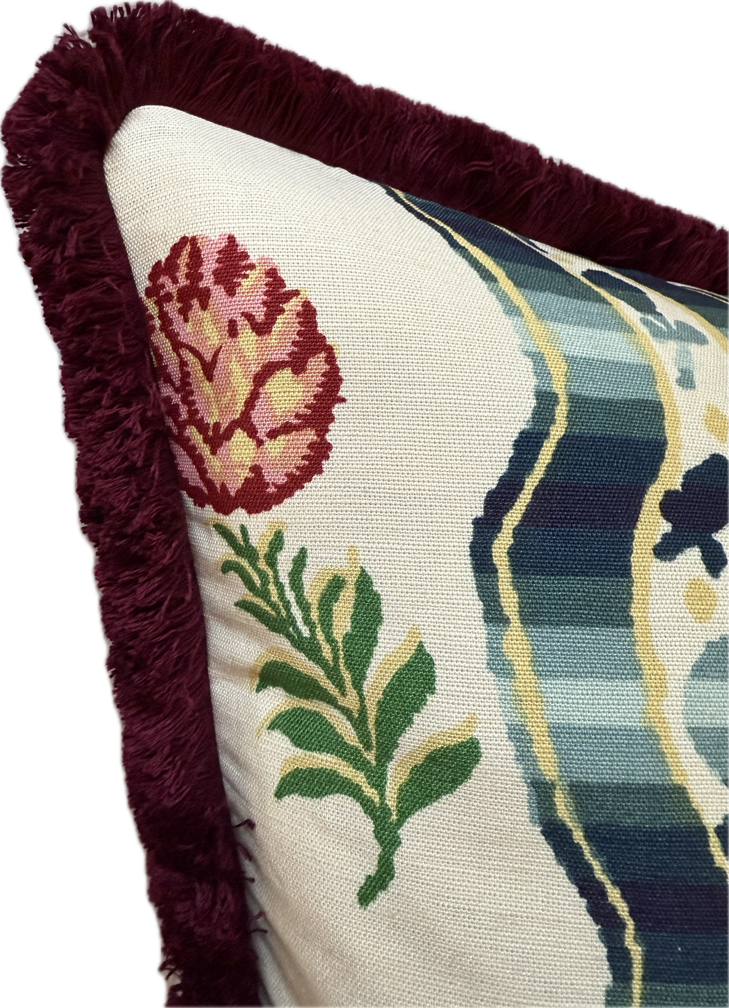 Pierre Frey Pommes de Pin Fringed Cushion