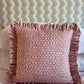 Fermoie Rabanna Pink Ruffled Cushion