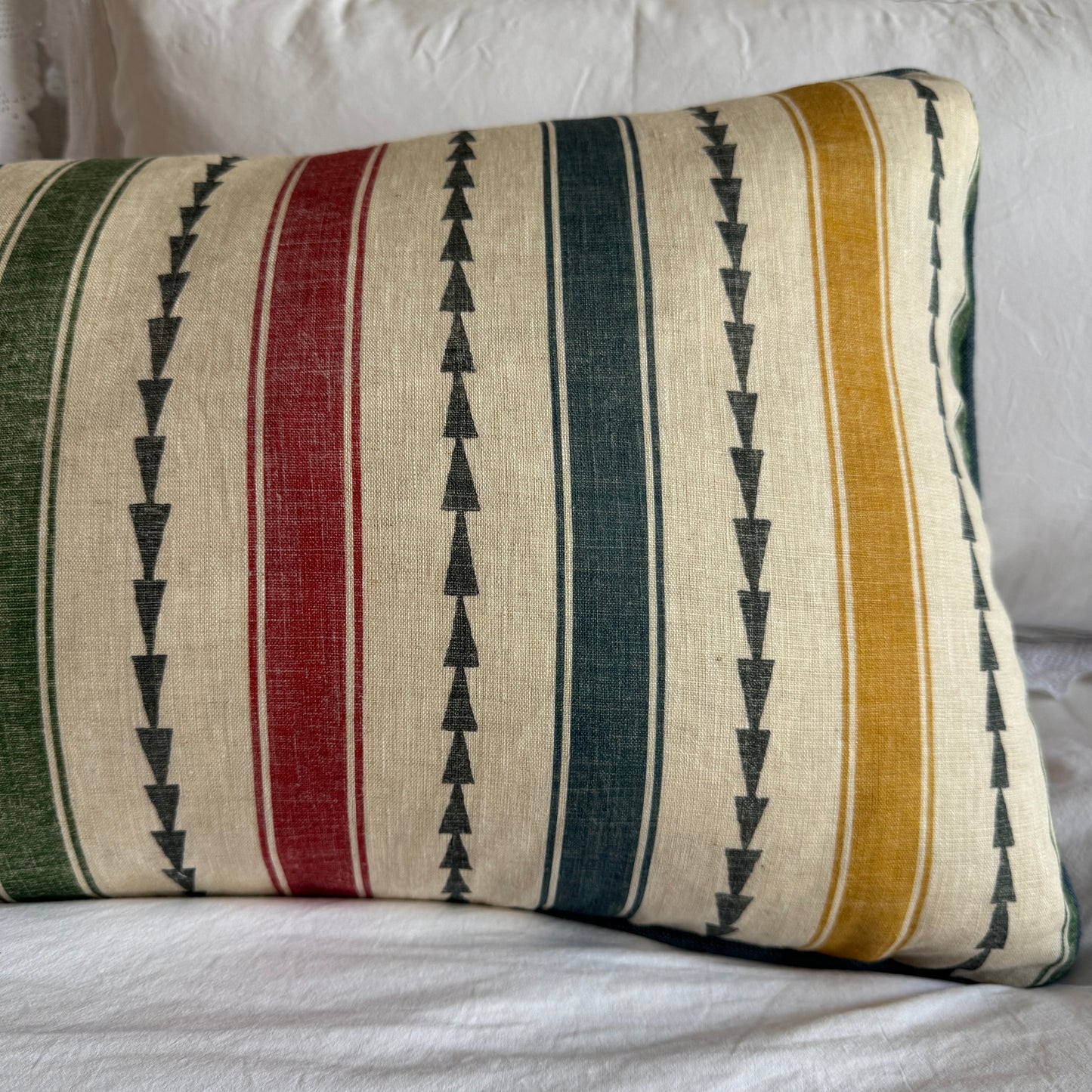 ‘Bigger Than the Baby’ Farao Stripe Cushion