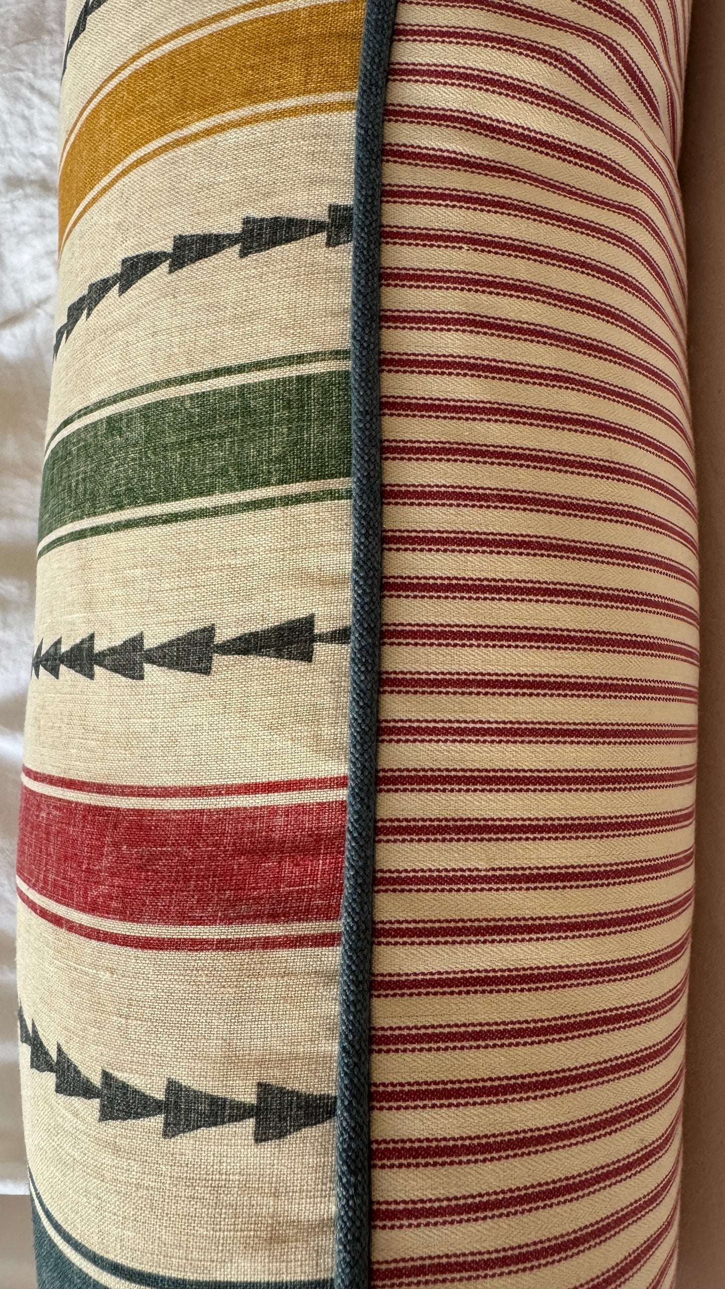 ‘Bigger Than the Baby’ Farao Stripe Cushion
