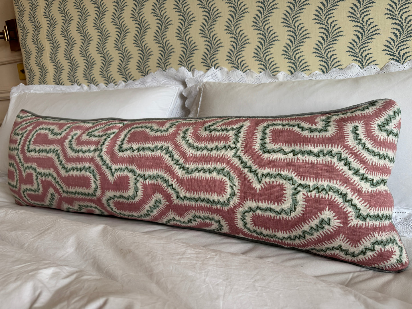 ‘Bigger Than the Baby’ Moorish Maze Cushion