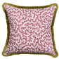 Sanderson Truffle Cushions in Damson