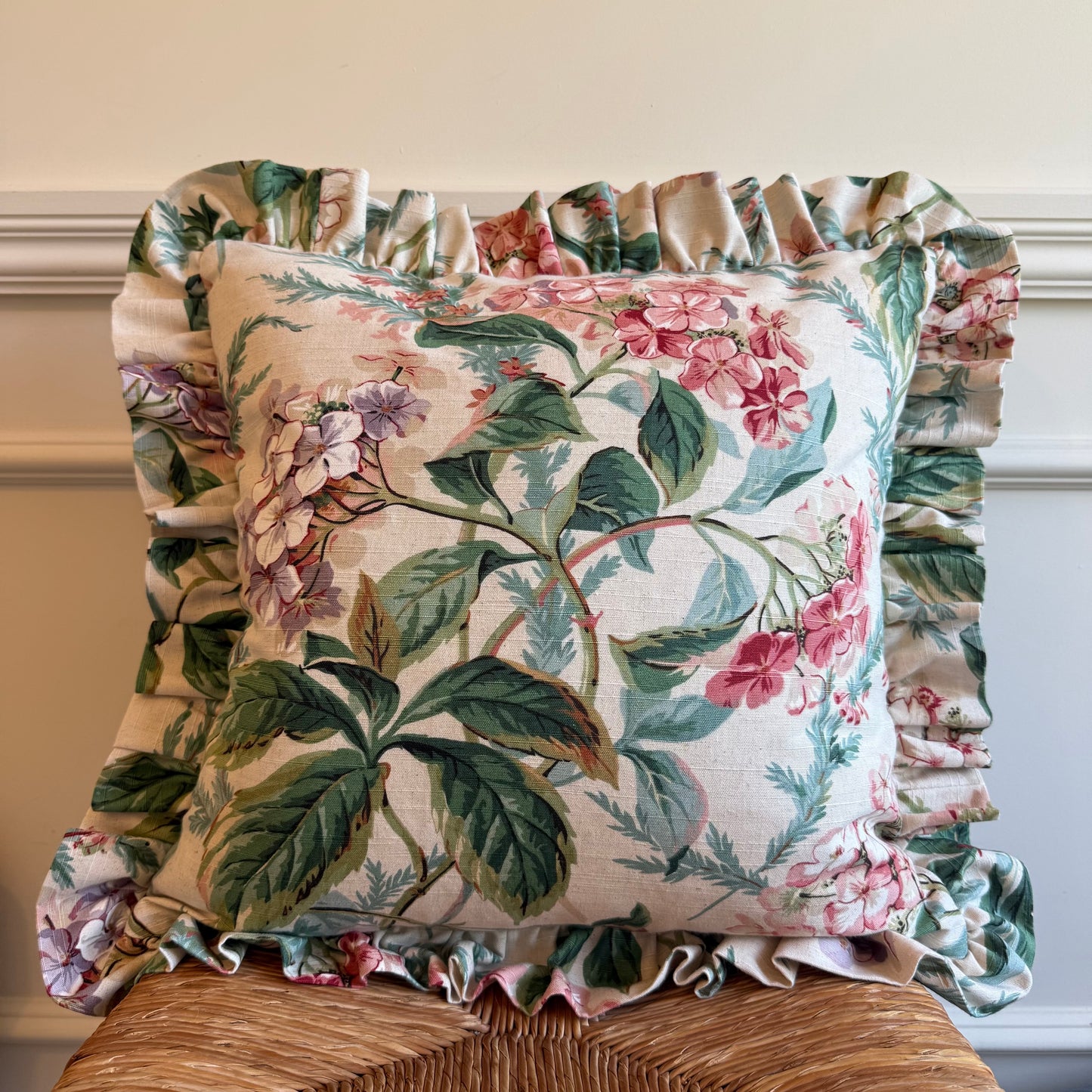 Jean Monro Heather & Hortensia Cushion