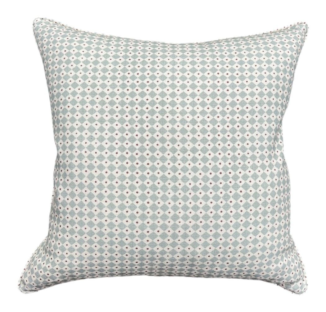 Lewis & Wood Diamond Dot Sea Holly Cushion