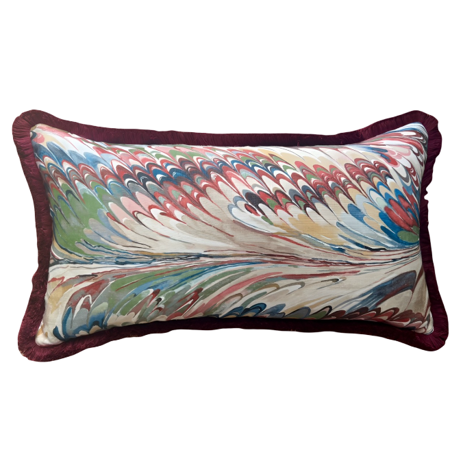 Lee Jofa Taplow Fringed Lumber Cushion