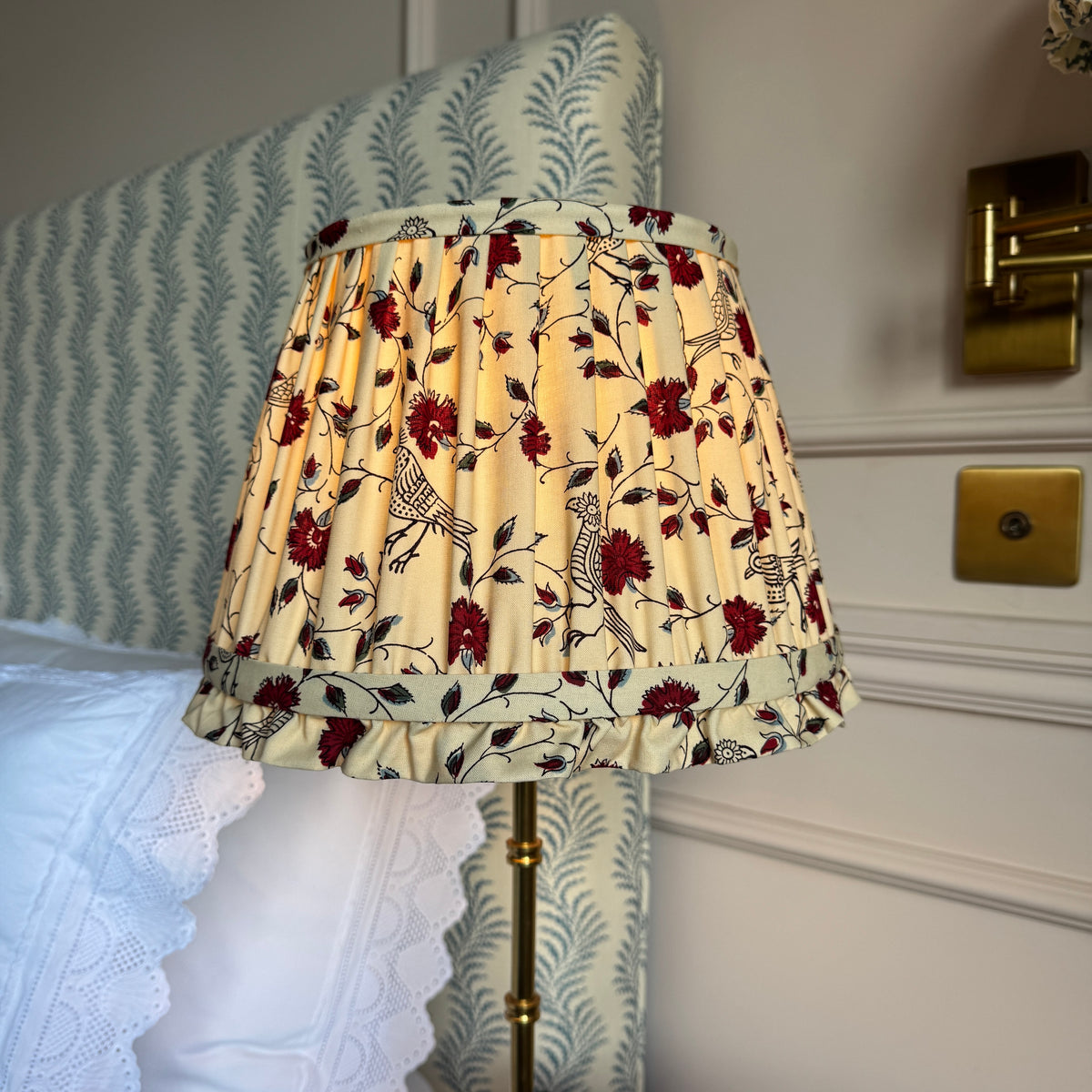 12” Bengali Gathered Lampshade