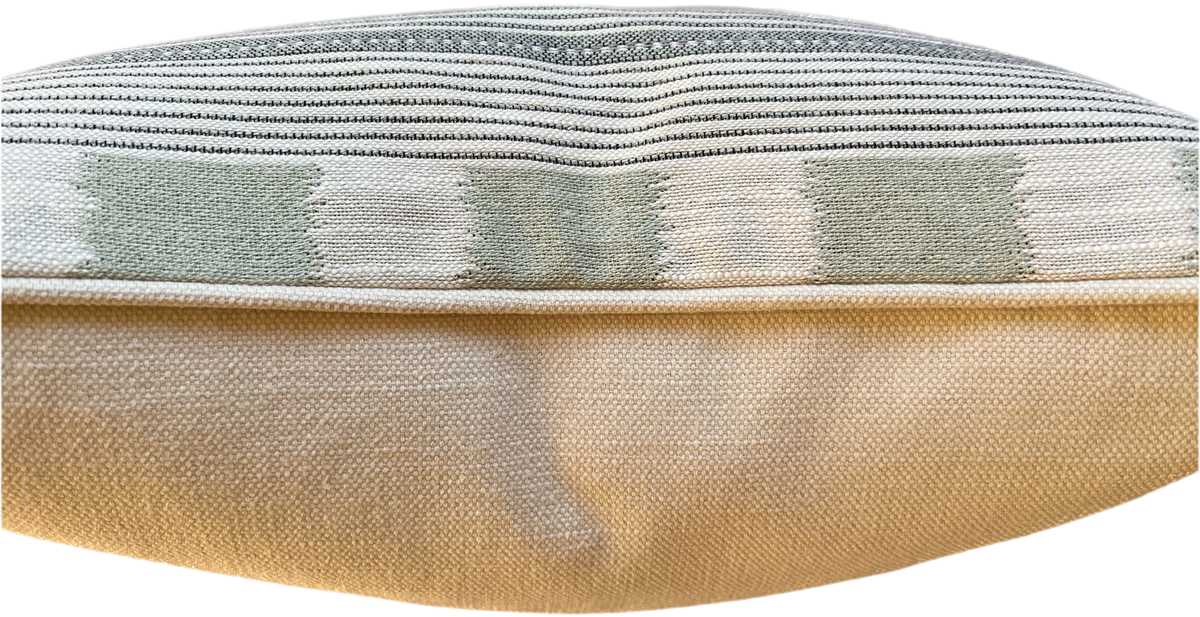 Pale Blue Lost & Found Piped Cushion