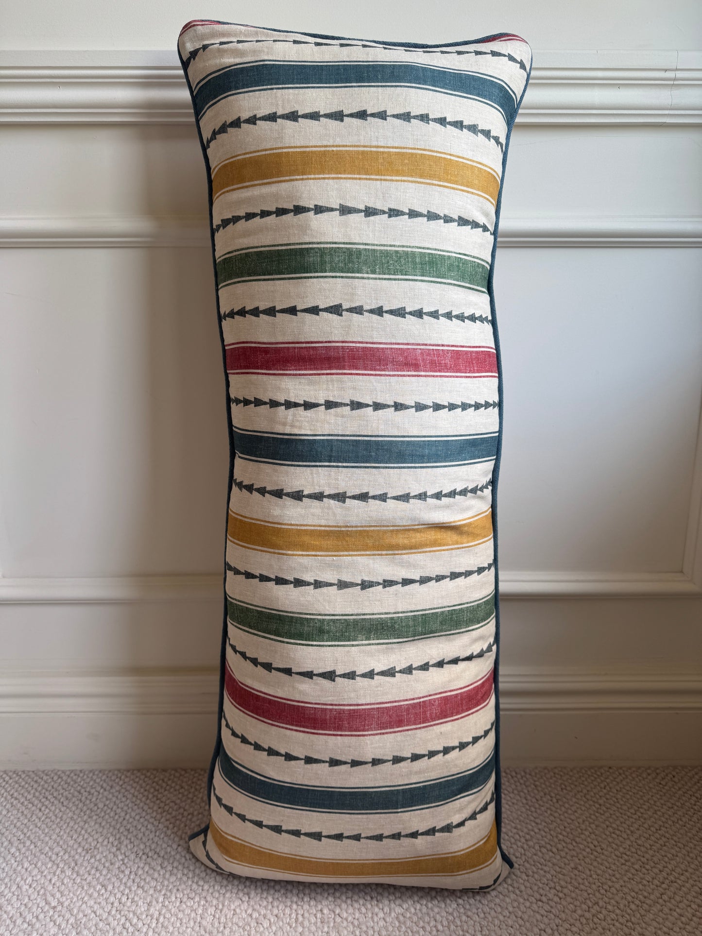 ‘Bigger Than the Baby’ Farao Stripe Cushion