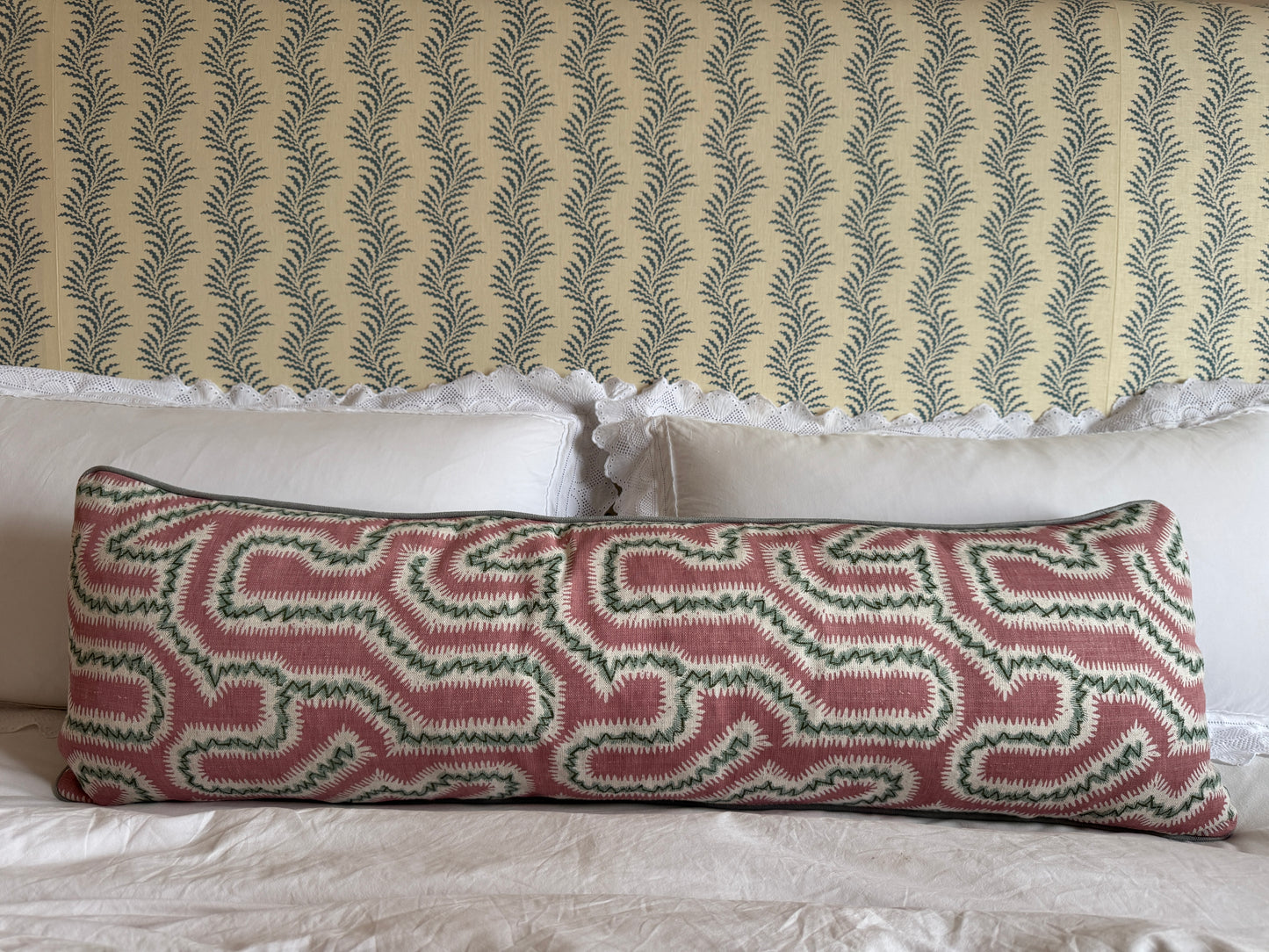 ‘Bigger Than the Baby’ Moorish Maze Cushion