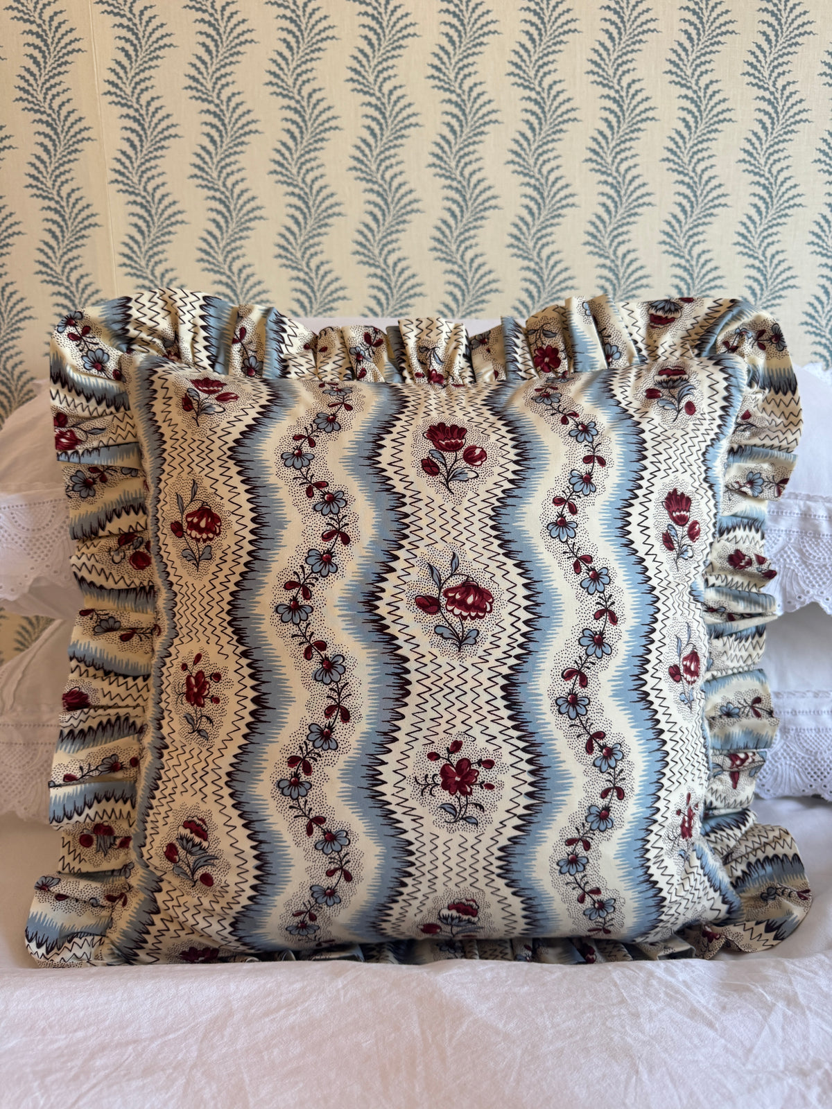 Pierre Frey Greuze Ruffled Cushion