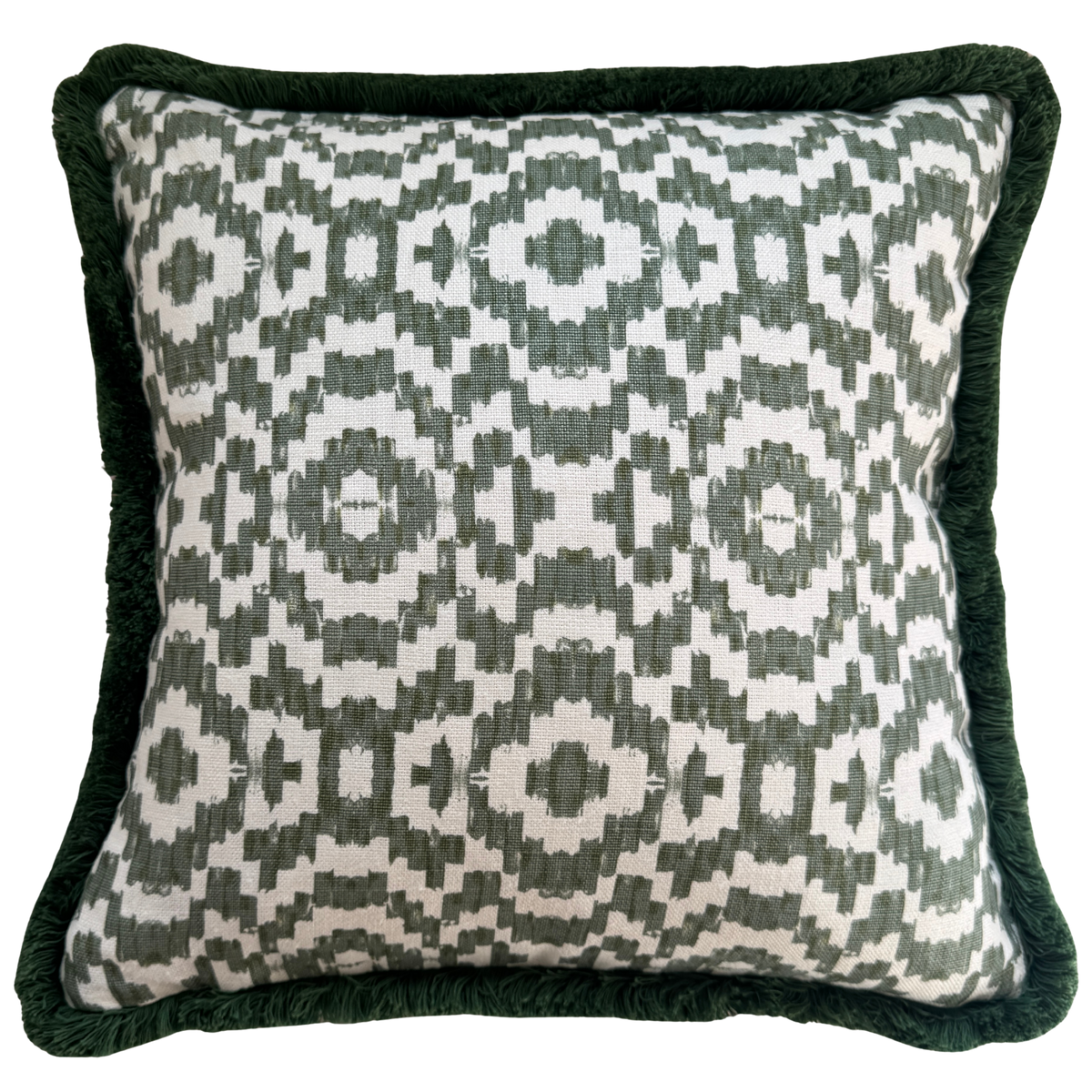 Christopher Farr Olive Echo Cushion