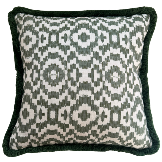 Christopher Farr Olive Echo Cushion