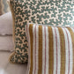 Bespoke Penny Morrison Sketched Stripe Gold Cushion