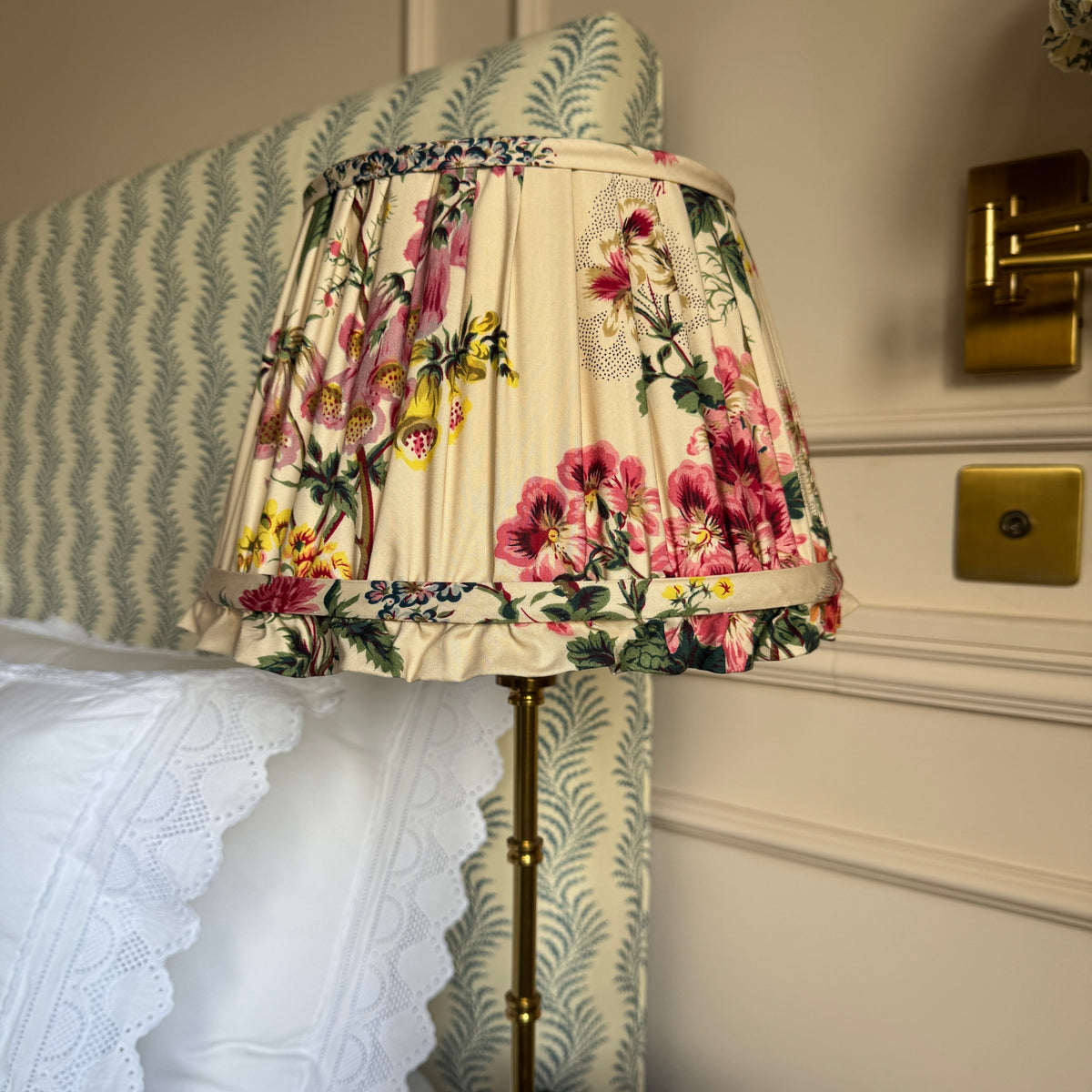 12” Palmyre Gathered Lampshade