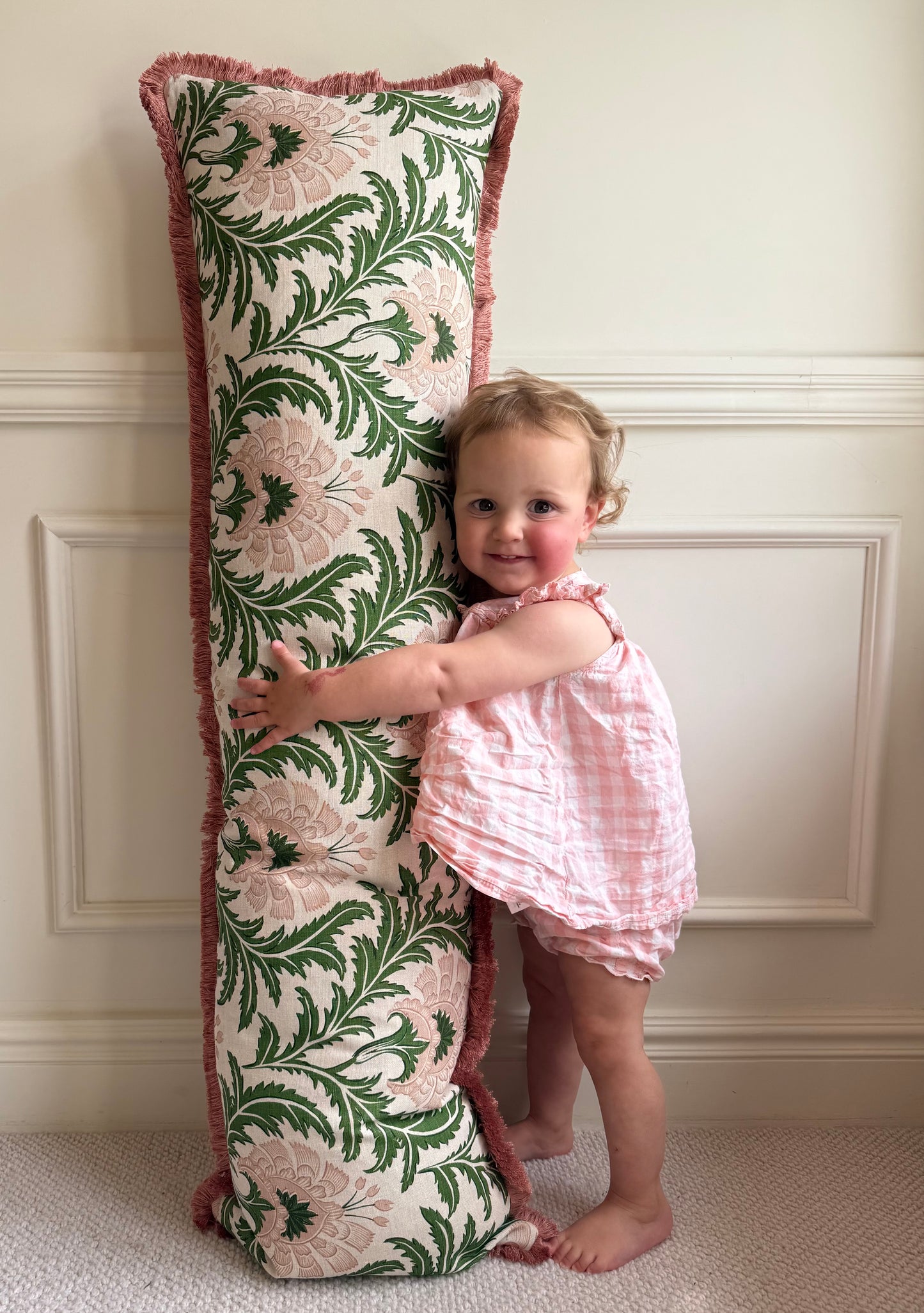 ‘Bigger Than the Baby’ Cinny Raine Cushion