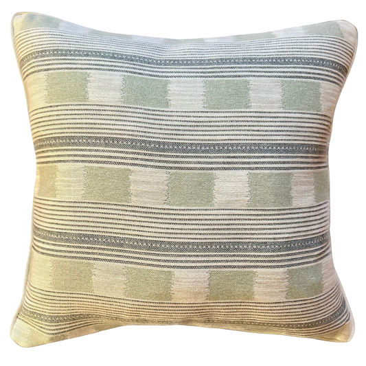 Pale Blue Lost & Found Piped Cushion