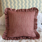 Fermoie Poulton Stripe Ruffled Cushion