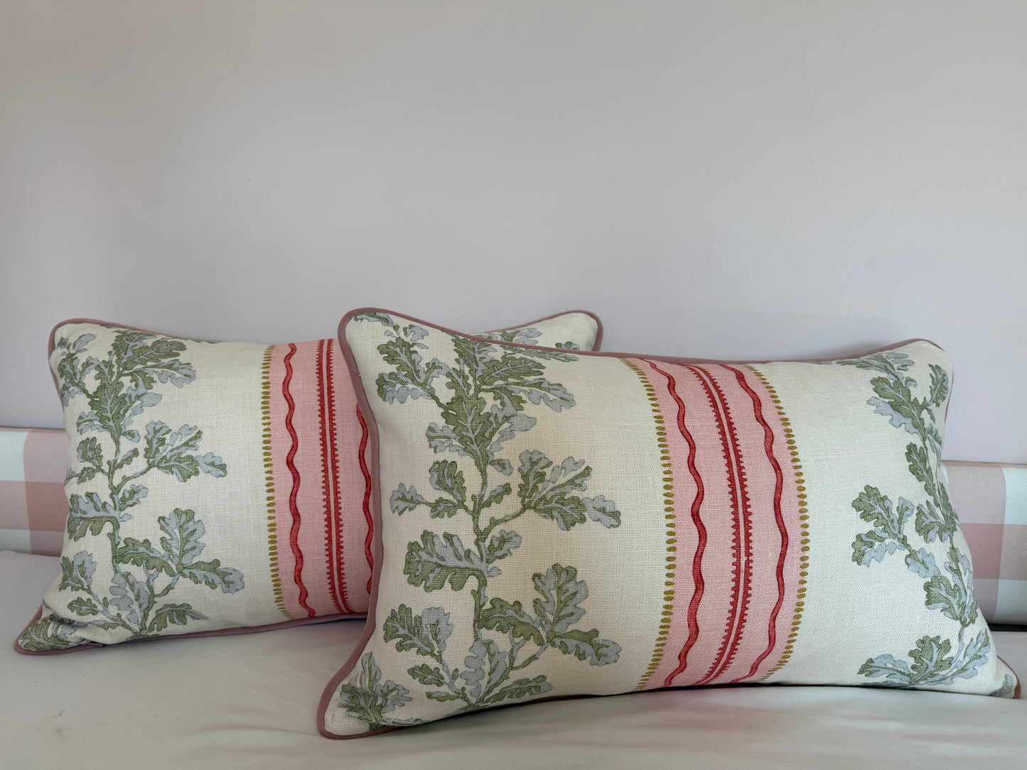 Linwood Hester Velvet Piped Cushion