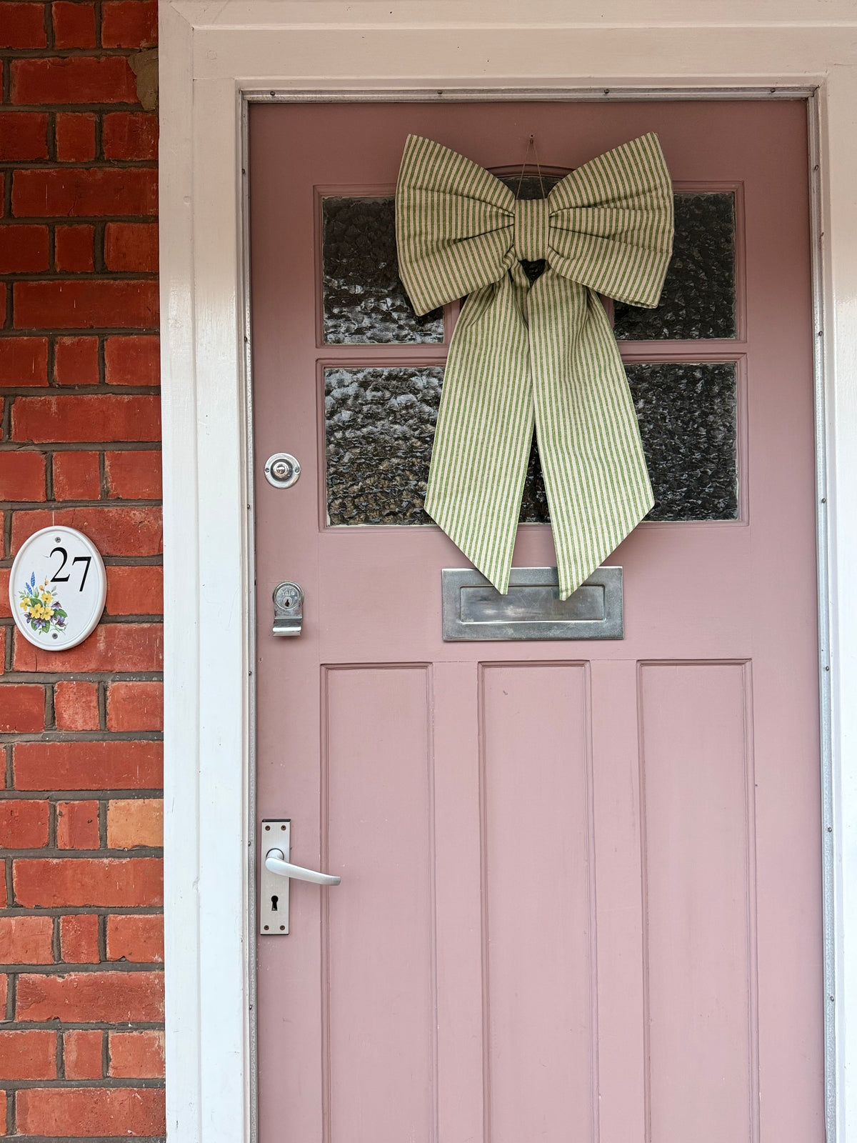 Mighty Bow - Green Poulton Stripe