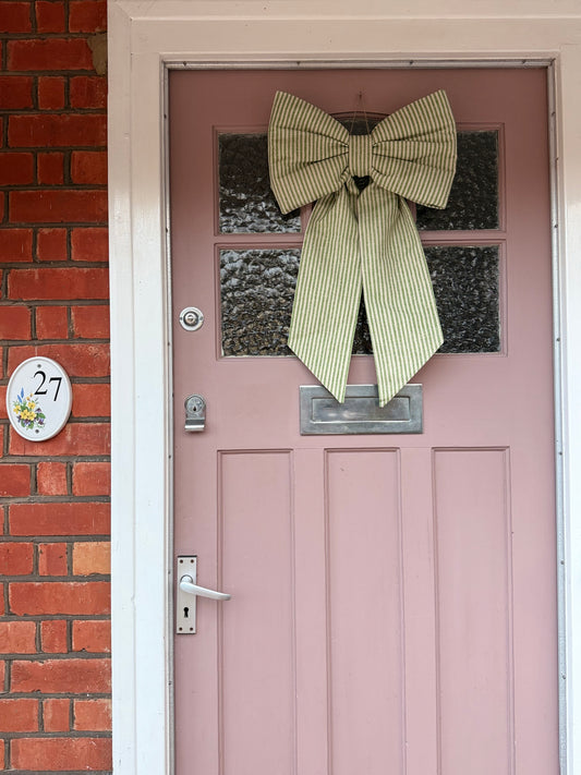 Mighty Bow - Green Poulton Stripe